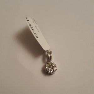 Diamond Pendent With Bale .43CT 14KT White Gold